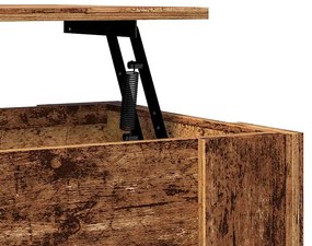 Mesa de centro madeira antiga 101x49x52 cm madeira trabalhada