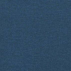 3 pcs conjunto de sofás tecido azul