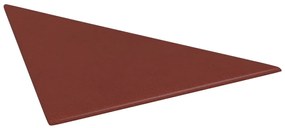 Painel parede 12 pcs 30x30cm couro art. 0,54 m² vermelho tinto
