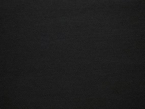 Cama de casal continental em tecido preto 140 x 200 cm ADMIRAL Beliani
