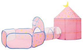 Tenda de brincar infantil 301x120x128 cm rosa