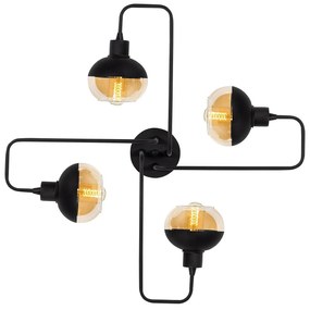Candeeiro de Teto Anı – Preto – Diâmetro 72 cm