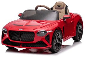 Carro elétrico para crianças Bentley Bacalar 12V, portas que se abrem para cima, controlo remoto 2,4 GHz, luzes LED, entrada USB/AUX, suspensão, bater