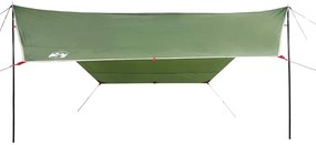 Lona de campismo 430x380x210 cm impermeável verde