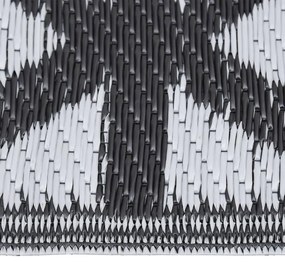 Tapete de exterior 140x200 cm ARAKIL PP preto