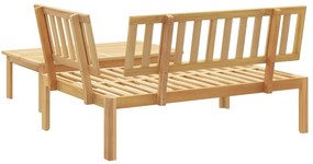 Conj. sofás de paletes 2 pcs p/ jardim madeira de acácia maciça