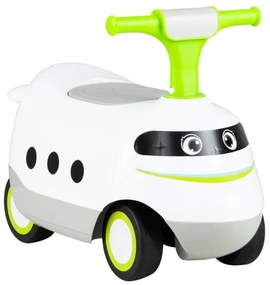 Carrinho de passeio para crianças pequenas, sentado ou em pé, com buzina e armazenamento - vermelho