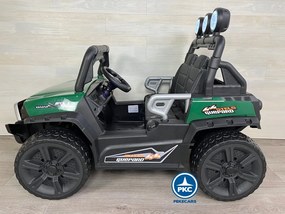 Carro eletrico crianças Todo terreno buggy guepard verde 2 Lugares