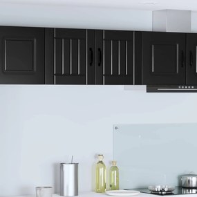 vidaXL Armário de Cozinha 2 pcs Preto 40 x 31 x 40 cm