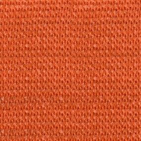 Para-sol estilo vela triangular 160 g/m² 3x4x5 m PEAD laranja