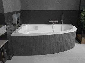 Mexen Westa banheira de canto esquerda 160 x 100 cm, branca - 560116010001