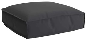 vidaXL Almofada de Palete Preta para Assento 50x50x12 cm, Tecido Oxford