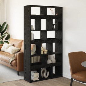 vidaXL Divisória de Ambiente 2 pcs Carvalho preto 100x33x187,5 cm Madeira engenheirada