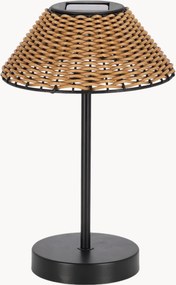 Candeeiro de mesa LED solar com aspeto de vime Kalyan