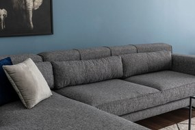 Sofá de Canto Jivago – Cinzento – 198 x 308 cm