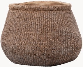 Vaso de flores em concreto artesanal Faux-Puff, Alt 30 cm
