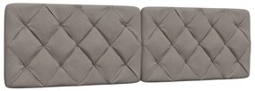 Estrutura de cama com LED sem colchão 180x200 cm tecido