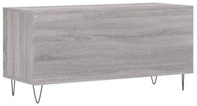 Armário p/ discos 100x38x48cm derivados madeira cinzento sonoma