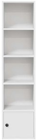 Estante 31x24x127 cm derivados de madeira branco