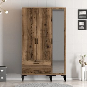 Roupeiro Kumsal RT – Nogueira – 120x47,5x201,4 cm