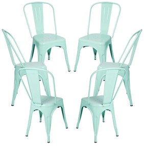 Pack 6 Cadeiras Torix - Verde hortelã