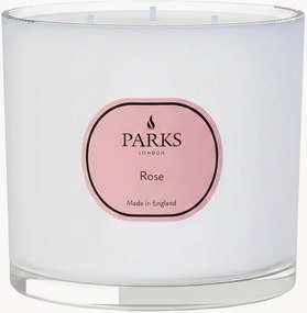 Vela perfumada artesanal com três pavios Vintage Aromatherapy (água de rosas, flores brancas, almíscar suave)