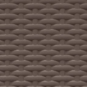 Vasos/floreiras 2 pcs 30x30x37 cm polipropileno castanho
