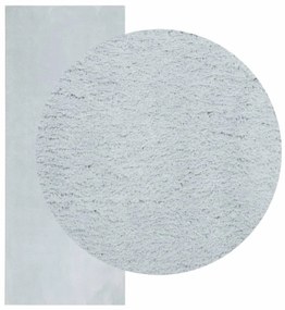 Tapete pelo curto macio e lavável HUARTE 80x200 cm azul