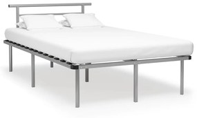 324828 vidaXL Estrutura de cama 120x200 cm metal cinzento