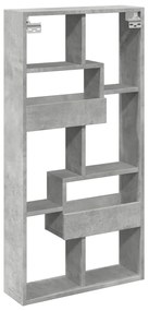 Armário parede 50x15x100 cm derivados madeira cinzento cimento