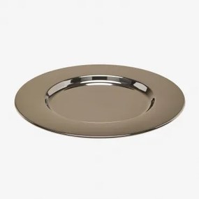Pack De 2 Bases Para Pratos Ø30 Cm Em Aço Inoxidável Kirsh Aço Inoxidável - Sklum