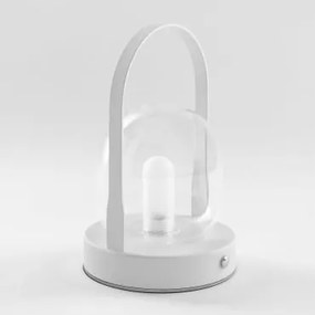 Candeeiro De Mesa Led Sem Fio Samia Branco - Sklum