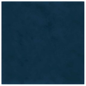 Painel de parede 12 pcs 30x30 cm veludo 1,08 m² azul