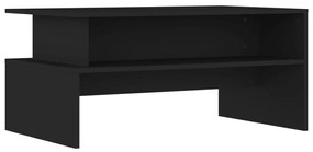 Mesa de centro 90x55x42,5 cm derivados de madeira preto