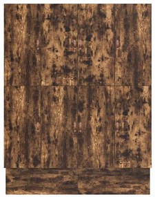 Estrado de Cama Carvalho Defumado 200x200 cm