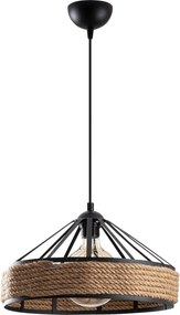 Candeeiro Chandelier Wire – Preto – 40 x 40 cm