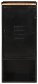 Armário p/ casa de banho 40x27x90 cm ferro e mangueira maciça