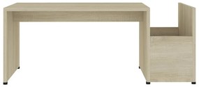 Mesa de centro 90x45x35 cm derivados de madeira carvalho sonoma
