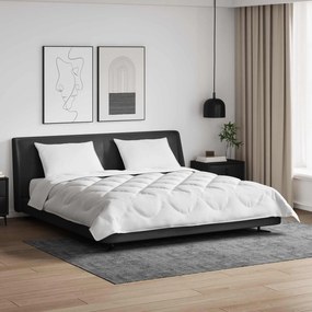 vidaXL Duvet para Todas as Estações 3 pcs Branco Microfibra