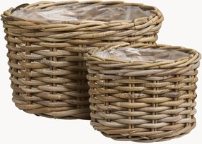 Vasos em vime Kalak, conjunto de 2