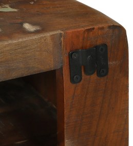 Armário para TV 80x32x36 cm de Madeira Recuperada
