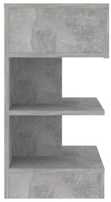 Mesa de cabeceira derivados de madeira cinzento cimento