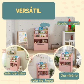 Estante com Prateleiras – Modelo Uppsala – 60x29 – Madeira – 6 Níveis