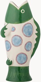Jarra decorativa em grés pintada à mão Irving, Alt 22 cm