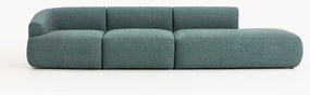 Módulo chaise longue em bouclé Sofia (2 lugares)