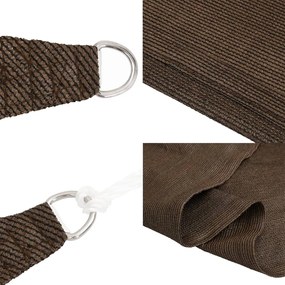 Para-sol estilo vela 160 g/m² 4x7 m PEAD preto