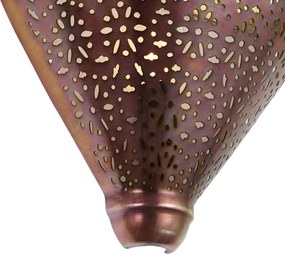 Aplique de Parede Oriental Cobre com Padrão - Muraf