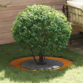 vidaXL Plantadeira de Aço Corten Aço Corten Grande Inserções Decorativas