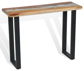 Mesa consola em teca 100x35x75 cm