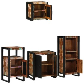 Conjunto de Móveis para Banheiro com prateleira com armazenamento com